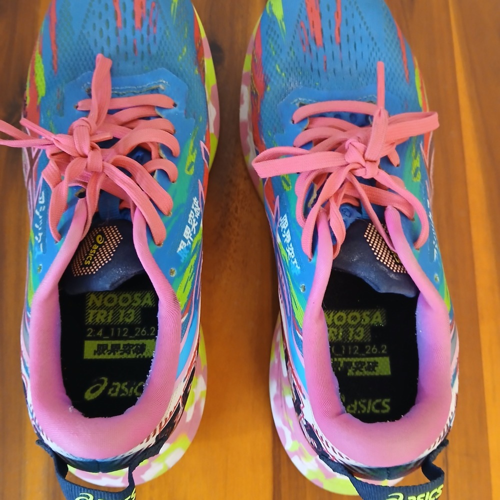 Asics Noosa Tri 13 Womens 7 Blue Pink Running Shoes Sneakers 1012A898 - Picture 5 of 8